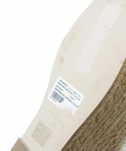 Cheap 🥰 Stella McCartney White Faux Leather Wedge Espadrilles Size 40 For 👩 Women 🔥 -Stella McCartney Shop luxury women stella mccartney used shoes p345 0011