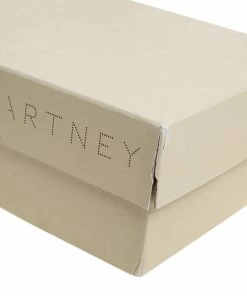 Brand new 🤩 Stella McCartney Brown/Black Python Effect Faux Leather And Cork Platform Ankle Strap 🩴 Sandals Size 38 For 👩 Women ⭐ -Stella McCartney Shop luxury women stella mccartney used shoes p347370 010