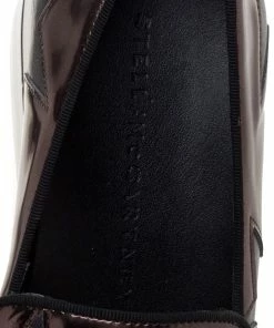 Hot Sale 👍 Stella McCartney Black/Brown Faux Leather Binx Star Platform Slip On 👟 Sneakers Size 38 For 👩 Women 👍 -Stella McCartney Shop luxury women stella mccartney used shoes p349661 008