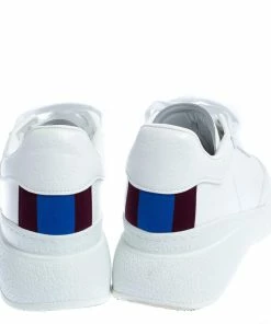 Best Pirce 💯 Stella McCartney White Faux Leather Loop 👟 Sneakers Size 39 For 👩 Women 🌟 -Stella McCartney Shop luxury women stella mccartney used shoes p360991 002