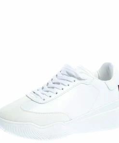 Best Pirce 💯 Stella McCartney White Faux Leather Loop 👟 Sneakers Size 39 For 👩 Women 🌟