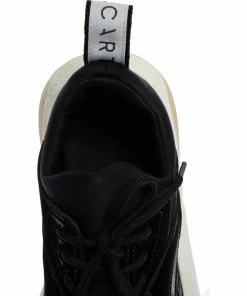 Brand new 🔔 Stella McCartney Black Polyamide Fabric Eclypse Low Top 👟 Sneakers Size 37 For 👩 Women ❤️ -Stella McCartney Shop luxury women stella mccartney used shoes p361065 007