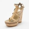 Top 10 ⌛ Stella McCartney Demetra Cork And Faux-Suede Wedges Size 37.5 For 👩 Women 👍