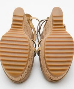 Top 10 ⌛ Stella McCartney Demetra Cork And Faux-Suede Wedges Size 37.5 For 👩 Women 👍 -Stella McCartney Shop luxury women stella mccartney used shoes p36490 005