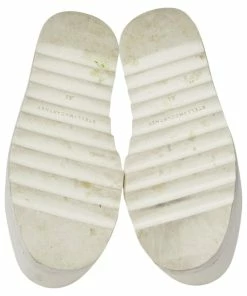 Coupon 🛒 Stella McCartney White Faux Leather And Suede Eclypse Platform 👟 Sneakers Size 36.5 For 👩 Women 💯 -Stella McCartney Shop luxury women stella mccartney used shoes p368436 008