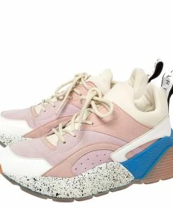 Brand new 🤩 Stella McCartney Multicolor Leather, Suede And Fabric Eclypse Low Top 👟 Sneakers Size 38 For 👩 Women 🔔 -Stella McCartney Shop luxury women stella mccartney used shoes p373049 002