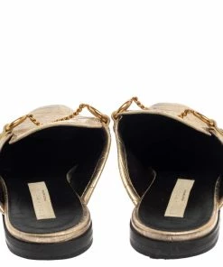 Deals ⭐ Stella McCartney Gold Faux Croc Embossed Leather Flat Mules Size 38.5 For 👩 Women ✨ 14 Deals ⭐ Stella McCartney Gold Faux Croc Embossed Leather Flat Mules Size 38.5 For 👩 Women ✨ -Stella McCartney Shop luxury women stella mccartney used shoes p381560 003