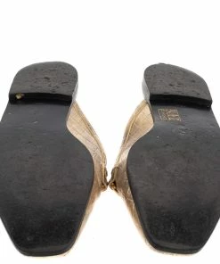 Deals ⭐ Stella McCartney Gold Faux Croc Embossed Leather Flat Mules Size 38.5 For 👩 Women ✨ 15 Deals ⭐ Stella McCartney Gold Faux Croc Embossed Leather Flat Mules Size 38.5 For 👩 Women ✨ -Stella McCartney Shop luxury women stella mccartney used shoes p381560 004