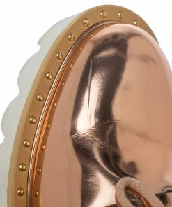 Deals 😀 Stella McCartney Metallic Rose Gold Patent Leather Slingback Mule 🩴 Sandals Size 36 For 👩 Women 🔔 -Stella McCartney Shop luxury women stella mccartney used shoes p383017 007