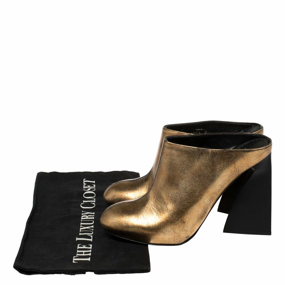 Flash Sale ๐ Stella McCartney Gold Faux Leather Vanessa Mule ๐ฉด Sandals Size 36 For ๐ฉ Women ๐ฅ 12 Flash Sale ๐ Stella McCartney Gold Faux Leather Vanessa Mule ๐ฉด Sandals Size 36 For ๐ฉ Women ๐ฅ - Image 10