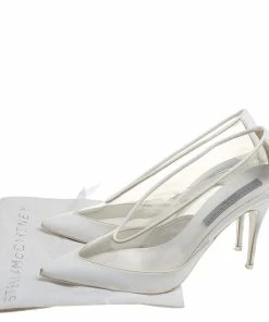 Flash Sale โ Stella McCartney White Faux Leather And PVC Pointed Toe Pumps Size 40 For ๐ฉ Women ๐ 21 Flash Sale โ Stella McCartney White Faux Leather And PVC Pointed Toe Pumps Size 40 For ๐ฉ Women ๐ -Stella McCartney Shop luxury women stella mccartney used shoes p392875 001