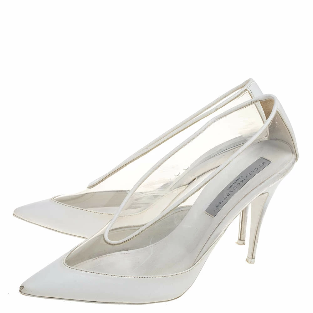 Flash Sale โ Stella McCartney White Faux Leather And PVC Pointed Toe Pumps Size 40 For ๐ฉ Women ๐ 6 Flash Sale โ Stella McCartney White Faux Leather And PVC Pointed Toe Pumps Size 40 For ๐ฉ Women ๐ - Image 4