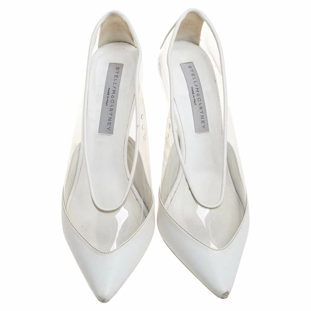 Flash Sale โ Stella McCartney White Faux Leather And PVC Pointed Toe Pumps Size 40 For ๐ฉ Women ๐ 5 Flash Sale โ Stella McCartney White Faux Leather And PVC Pointed Toe Pumps Size 40 For ๐ฉ Women ๐ - Image 3