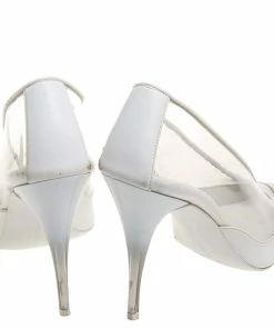 Flash Sale โ Stella McCartney White Faux Leather And PVC Pointed Toe Pumps Size 40 For ๐ฉ Women ๐ 16 Flash Sale โ Stella McCartney White Faux Leather And PVC Pointed Toe Pumps Size 40 For ๐ฉ Women ๐ -Stella McCartney Shop luxury women stella mccartney used shoes p392875 008