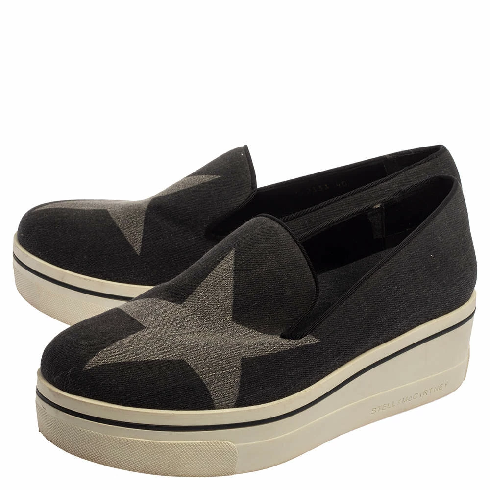 Top 10 ๐ Stella McCartney Dark Grey Star Binx Canvas Platform Slip-On ๐ Sneaker Size 40 For ๐ฉ Women ๐ 6 Top 10 ๐ Stella McCartney Dark Grey Star Binx Canvas Platform Slip-On ๐ Sneaker Size 40 For ๐ฉ Women ๐ - Image 4