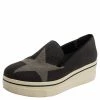 Top 10 😉 Stella McCartney Dark Grey Star Binx Canvas Platform Slip-On 👟 Sneaker Size 40 For 👩 Women 👍 -Stella McCartney Shop luxury women stella mccartney used shoes p393396 005