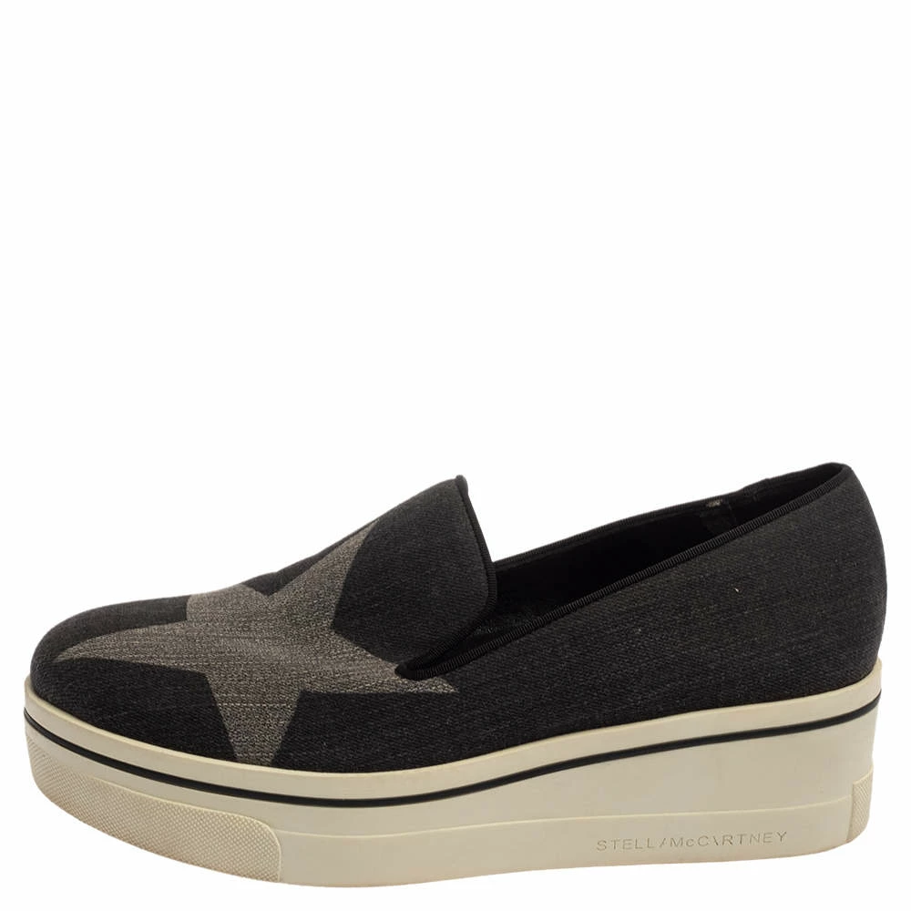 Top 10 ๐ Stella McCartney Dark Grey Star Binx Canvas Platform Slip-On ๐ Sneaker Size 40 For ๐ฉ Women ๐ 4 Top 10 ๐ Stella McCartney Dark Grey Star Binx Canvas Platform Slip-On ๐ Sneaker Size 40 For ๐ฉ Women ๐ - Image 2