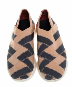 Buy 🧨 Stella McCartney Beige/Grey Elastic Slip On 👟 Sneakers Size 39 For 👩 Women 🌟 -Stella McCartney Shop luxury women stella mccartney used shoes p395173 003