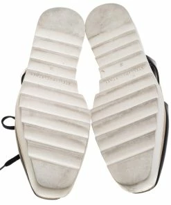 New 💯 Stella McCartney Black Faux Leather Elyse Cut Out Derby 👟 Sneakers Size 39 For 👩 Women 🔥 -Stella McCartney Shop luxury women stella mccartney used shoes p396235 001