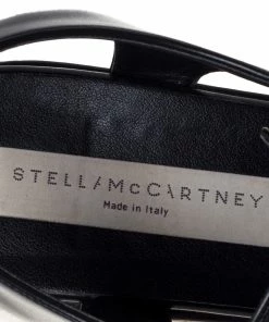 New 💯 Stella McCartney Black Faux Leather Elyse Cut Out Derby 👟 Sneakers Size 39 For 👩 Women 🔥 -Stella McCartney Shop luxury women stella mccartney used shoes p396235 005