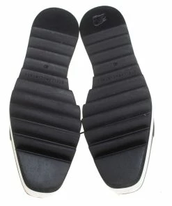 Brand new 🔔 Stella McCartney Black Faux Leather Elyse Platform Derby 👟 Sneakers Size 40 For 👩 Women 🔥 -Stella McCartney Shop luxury women stella mccartney used shoes p405534 001