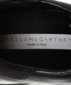 Brand new 🔔 Stella McCartney Black Faux Leather Elyse Platform Derby 👟 Sneakers Size 40 For 👩 Women 🔥 -Stella McCartney Shop luxury women stella mccartney used shoes p405534 005