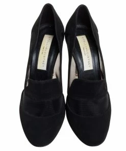 Best reviews of 😉 Stella Mccartney Suede And Mesh Trimmed Pumps Size 37 For 👩 Women 🎁 -Stella McCartney Shop luxury women stella mccartney used shoes p407064 006