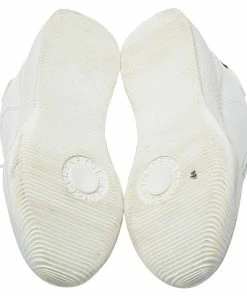 Budget 🔥 Stella McCartney White Faux Leather Lace Up 👟 Sneakers Size 37 For 👩 Women 🥰 -Stella McCartney Shop luxury women stella mccartney used shoes p407403 006