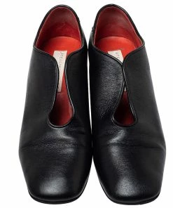 Discount ✨ Stella McCartney Black Faux Leather Block Heel Pumps Size 39 For 👩 Women ❤️ -Stella McCartney Shop luxury women stella mccartney used shoes p411157 004