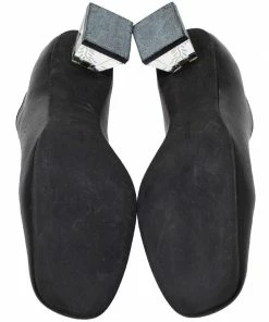 Discount ✨ Stella McCartney Black Faux Leather Block Heel Pumps Size 39 For 👩 Women ❤️ -Stella McCartney Shop luxury women stella mccartney used shoes p411157 008