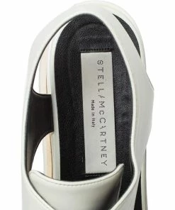 Brand new ✔️ Stella McCartney White Leather Elyse Cutout Platform Derby Size 37 For 👩 Women 🎉 -Stella McCartney Shop luxury women stella mccartney used shoes p413091 006