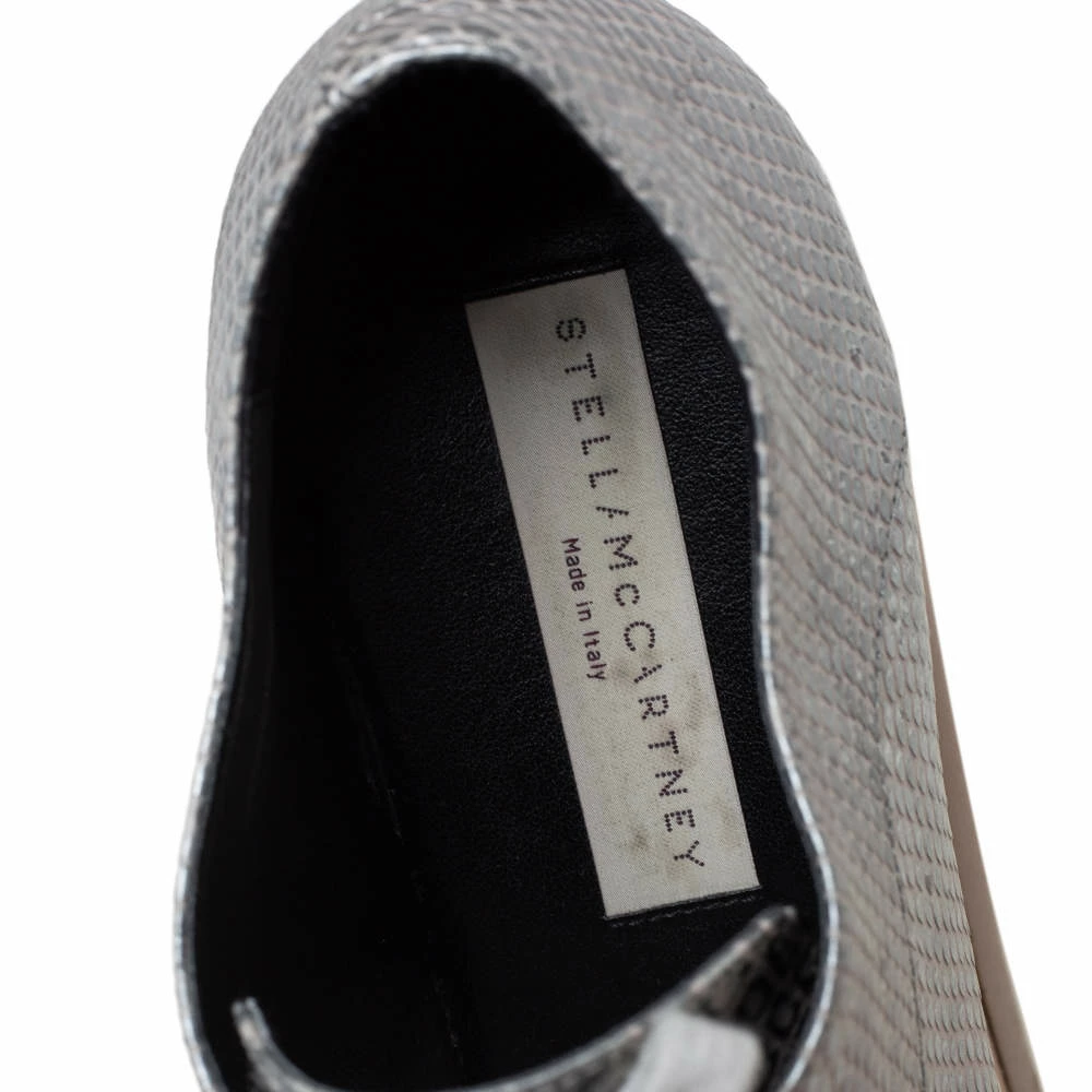 Coupon ๐งจ Stella McCartney Silver Python Embossed Leather Elyse Platform Derby Size 38 For ๐ฉ Women โ 9 Coupon ๐งจ Stella McCartney Silver Python Embossed Leather Elyse Platform Derby Size 38 For ๐ฉ Women โ - Image 7