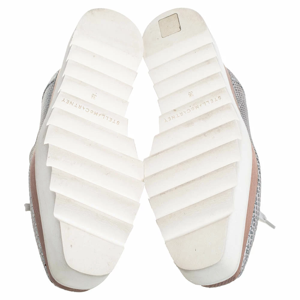 Coupon ๐งจ Stella McCartney Silver Python Embossed Leather Elyse Platform Derby Size 38 For ๐ฉ Women โ 8 Coupon ๐งจ Stella McCartney Silver Python Embossed Leather Elyse Platform Derby Size 38 For ๐ฉ Women โ - Image 6