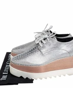 Coupon ๐งจ Stella McCartney Silver Python Embossed Leather Elyse Platform Derby Size 38 For ๐ฉ Women โ 17 Coupon ๐งจ Stella McCartney Silver Python Embossed Leather Elyse Platform Derby Size 38 For ๐ฉ Women โ -Stella McCartney Shop luxury women stella mccartney used shoes p413270 008