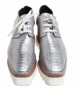 Coupon ๐งจ Stella McCartney Silver Python Embossed Leather Elyse Platform Derby Size 38 For ๐ฉ Women โ 12 Coupon ๐งจ Stella McCartney Silver Python Embossed Leather Elyse Platform Derby Size 38 For ๐ฉ Women โ -Stella McCartney Shop luxury women stella mccartney used shoes p413270 1617618059 009