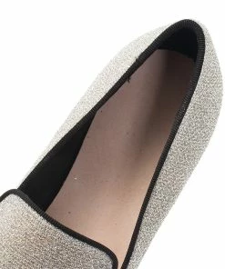 Promo ⌛ Stella McCartney Silver Glitter Binx Platform Slip On Skate 👟 Shoes Size 39 For 👩 Women 🤩 -Stella McCartney Shop luxury women stella mccartney used shoes p42947 010