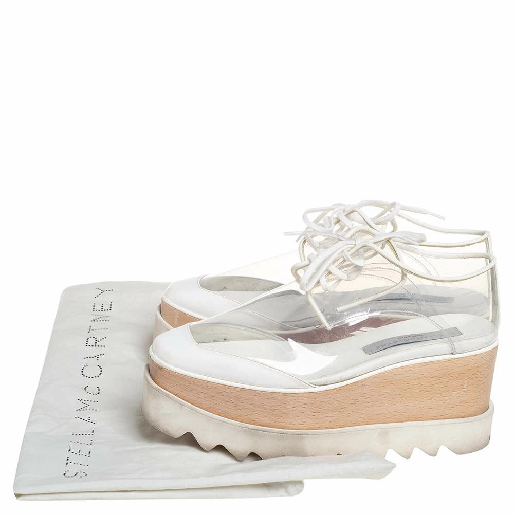 Best Sale โญ Stella McCartney White Faux Leather And PVC Elyse Platform ๐ Sneakers Size 35.5 For ๐ฉ Women ๐ 10 Best Sale โญ Stella McCartney White Faux Leather And PVC Elyse Platform ๐ Sneakers Size 35.5 For ๐ฉ Women ๐ - Image 8