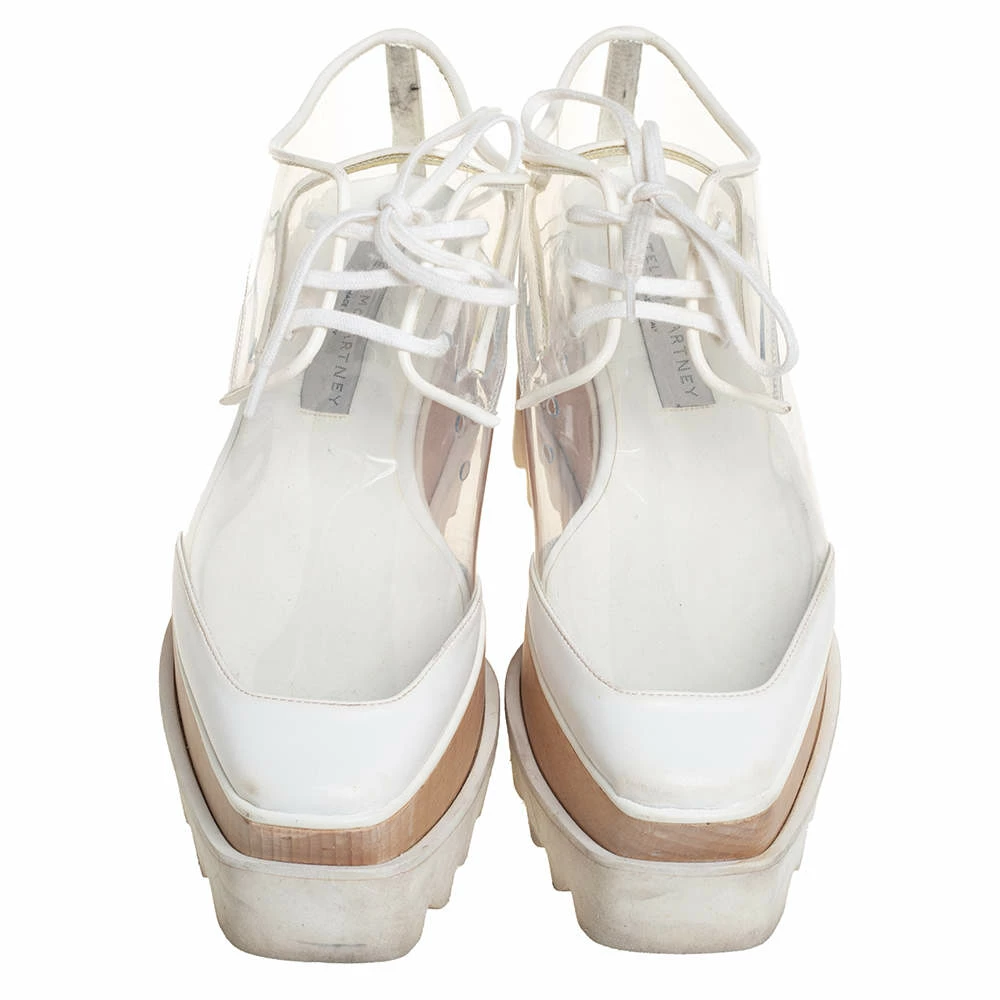 Best Sale โญ Stella McCartney White Faux Leather And PVC Elyse Platform ๐ Sneakers Size 35.5 For ๐ฉ Women ๐ 5 Best Sale โญ Stella McCartney White Faux Leather And PVC Elyse Platform ๐ Sneakers Size 35.5 For ๐ฉ Women ๐ - Image 3