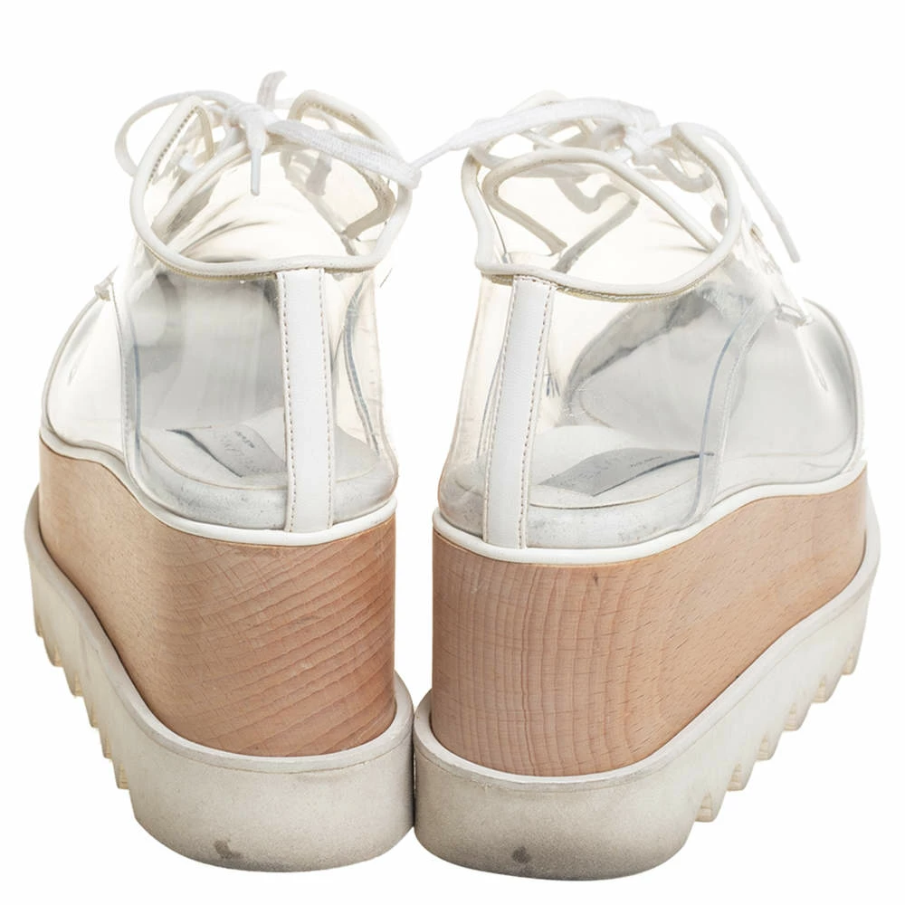 Best Sale โญ Stella McCartney White Faux Leather And PVC Elyse Platform ๐ Sneakers Size 35.5 For ๐ฉ Women ๐ 7 Best Sale โญ Stella McCartney White Faux Leather And PVC Elyse Platform ๐ Sneakers Size 35.5 For ๐ฉ Women ๐ - Image 5