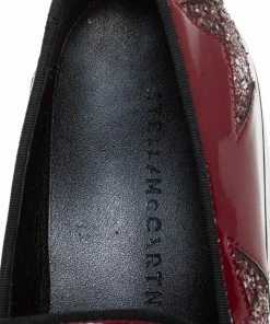 Top 10 🧨 Stella McCartney Red Faux Patent Leather Slip On Platform 👟 Sneakers Size 38 For 👩 Women 🤩 -Stella McCartney Shop luxury women stella mccartney used shoes p433934 004