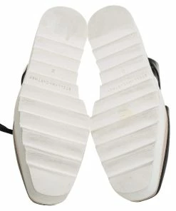 Deals 😉 Stella McCartney Black Faux Leather Elyse Cut Out Derby Platform 👟 Sneakers Size 38 For 👩 Women 👍 -Stella McCartney Shop luxury women stella mccartney used shoes p451081 007