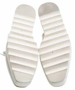 Coupon ✔️ Stella McCartney White Faux Leather Elyse Cut Out Platform Derby Size 39 For 👩 Women 😉 -Stella McCartney Shop luxury women stella mccartney used shoes p451899 007