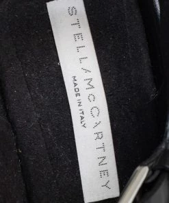 Outlet 🤩 Stella McCartney Black Faux Leather Buckle Block Heel 🩴 Sandals Size 38 For 👩 Women 🎉 -Stella McCartney Shop luxury women stella mccartney used shoes p451938 008