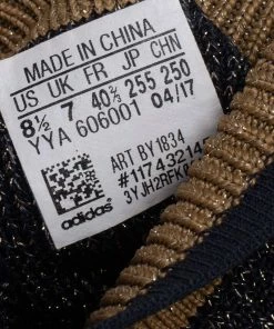 Deals 🥰 Stella McCartney Stella McCartney For Adidas Athletic Blue Lurex Fabric High Top 👟 Sneakers Size 40.5 For 👩 Women 🥰 -Stella McCartney Shop luxury women stella mccartney used shoes p454342 005