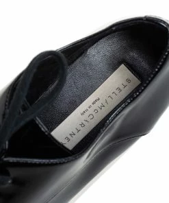 Best reviews of 😀 Stella McCartney Black Faux Patent Leather Elyse Platform Lace Up Derby Size 38.5 For 👩 Women 🔥 -Stella McCartney Shop luxury women stella mccartney used shoes p460579 003