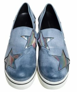 Best Sale 😍 Stella McCartney Grey Faux Leather Binx Star Slip On 👟 Sneakers Size 39 For 👩 Women 👏 12 Best Sale 😍 Stella McCartney Grey Faux Leather Binx Star Slip On 👟 Sneakers Size 39 For 👩 Women 👏 -Stella McCartney Shop luxury women stella mccartney used shoes p466042 005