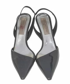 New ✔️ Stella McCartney Dark Grey Faux Patent Leather Slingback 🩴 Sandals Size 37 For 👩 Women 💯 12 New ✔️ Stella McCartney Dark Grey Faux Patent Leather Slingback 🩴 Sandals Size 37 For 👩 Women 💯 -Stella McCartney Shop luxury women stella mccartney used shoes p475573 1639377757 007