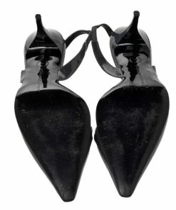 New ✔️ Stella McCartney Dark Grey Faux Patent Leather Slingback 🩴 Sandals Size 37 For 👩 Women 💯 15 New ✔️ Stella McCartney Dark Grey Faux Patent Leather Slingback 🩴 Sandals Size 37 For 👩 Women 💯 -Stella McCartney Shop luxury women stella mccartney used shoes p475573 1639377763 009