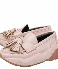 Hot Sale 😀 Stella McCartney Pink Faux Leather Loafer 👟 Sneaker Size 36 For 👩 Women 💯 -Stella McCartney Shop luxury women stella mccartney used shoes p479101 002