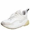 Budget ✨ Stella McCartney White Faux Leather And Faux Suede Eclypse Low Top 👟 Sneakers Size 38 For 👩 Women ⭐ -Stella McCartney Shop luxury women stella mccartney used shoes p479681 004